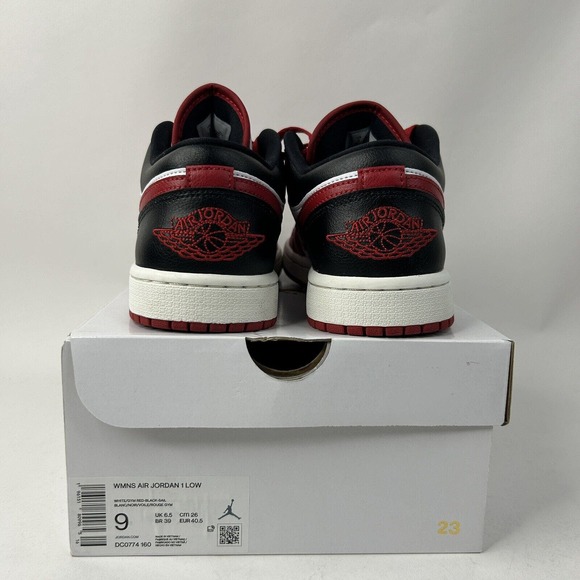 Nike Shoes Air Jordan 1 Retro Low “Reverse Black Toe/Bred” 2024 - Picture 5 of 8